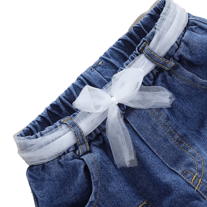 Ensemble bébé cowboy motif léopard volants blancs (5)
