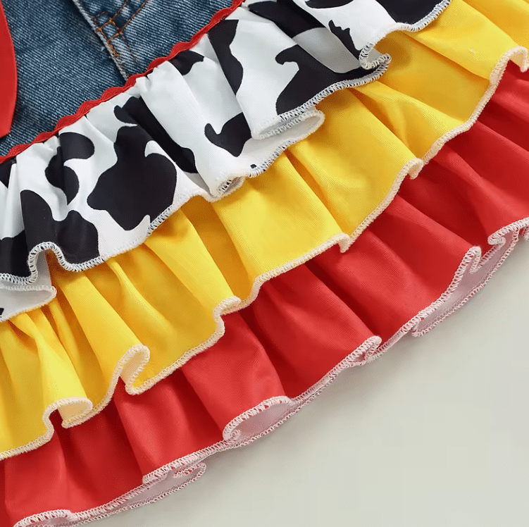 Ensemble cowboy petite fille inspiré de Toy Story (3)