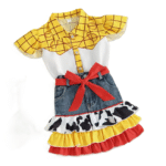 Ensemble cowboy petite fille inspiré de Toy Story (5)