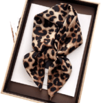 Grand foulard léopard vintage (1)