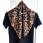 Grand foulard léopard vintage (5)