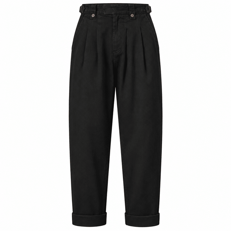 Pantalon américain vintage homme années 30-40 à pinces (2)