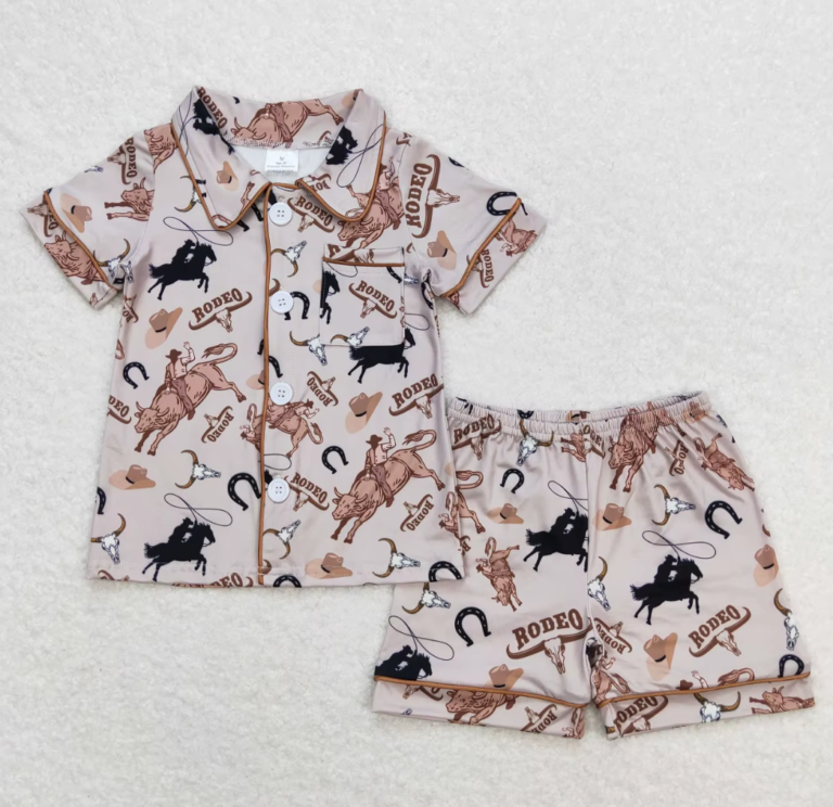 Pyjama western beige rodéo (1)
