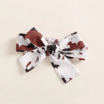 Robe bébé western body bandeau vache (3)