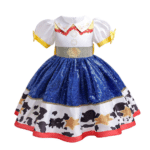 Robe princesse cowboy enfant inspirée de Toy Story (11)