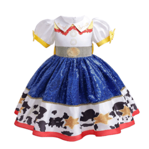 Robe princesse cowboy enfant inspirée de Toy Story