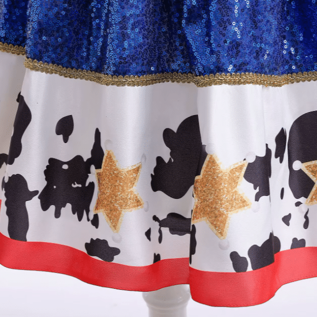 Robe princesse cowboy enfant inspirée de Toy Story (5)