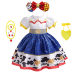 Robe princesse cowboy enfant inspirée de Toy Story (7)