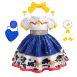 Robe princesse cowboy enfant inspirée de Toy Story (9)