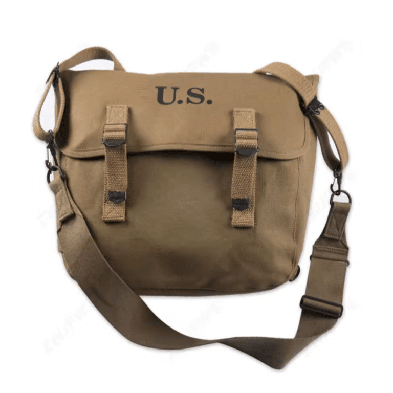 Sac bandoulière militaire US M1936 vintage beige (6)