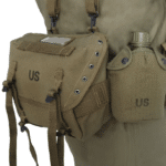 Sac militaire US vintage M1936 vert olive (2)