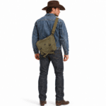 Sac militaire US vintage M1936 vert olive (5)