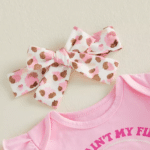 Tenue bébé cowgirl rose léopard franges (4)