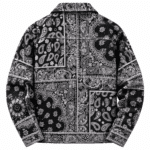 Veste cowboy noire paisley style jacquard (7)