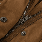Veste militaire femme Marron cognac épaulettes (2)