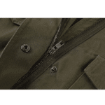 Veste militaire femme kaki épaulettes (5)