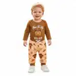 Ensemble bébé cowboy motif cowboy avec bonnet