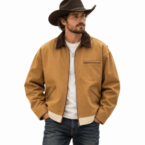 Blouson workwear homme camel