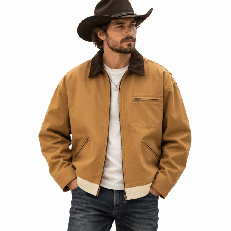 Blouson workwear homme camel