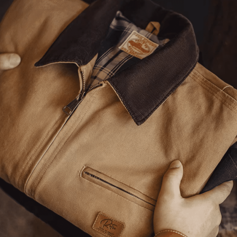 Blouson workwear homme vintage 100 % coton 430 gm² (8)