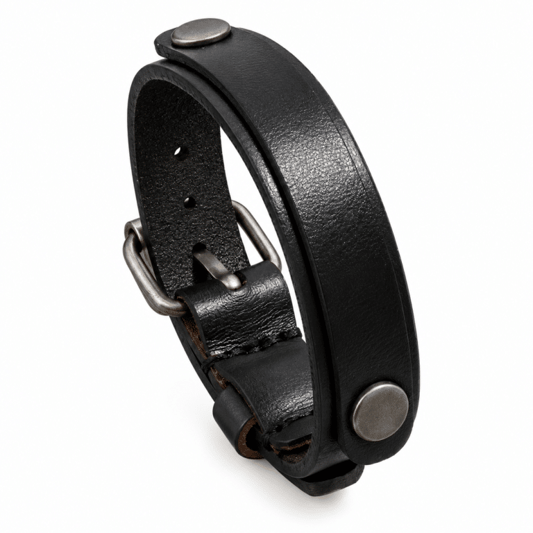 Bracelet homme cuir