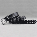 Ceinture rock noire à crânes (4)