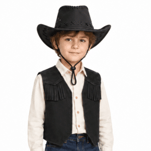 Chapeau cowboy noir pour enfant
