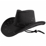 Chapeau cowboy noir pour enfant (4)