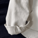 Chemise bébé blanc crème à manches longues (5)