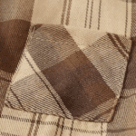 Chemise garçon carreaux marron beige (1)