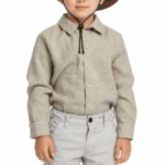 Chemise garçon en coton et lin (2)