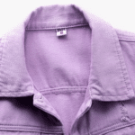Gilet sans manche femme lilas style western (4)