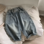 Jean enfant bleu coupe relax (3)