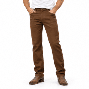 Jean homme marron stretch