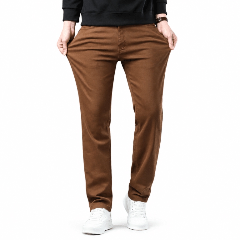 Jean homme marron stretch 2 (2)