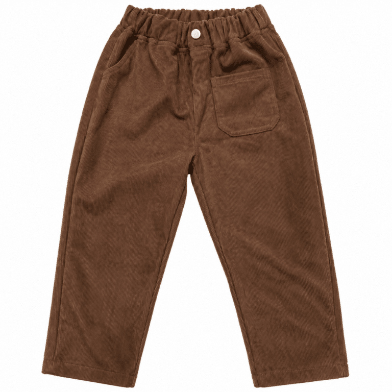 Pantalons velours côtelé pour enfants (6)