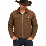 Portrait western en tenue de travail en studio