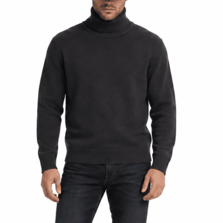 Pull col roulé homme (1)