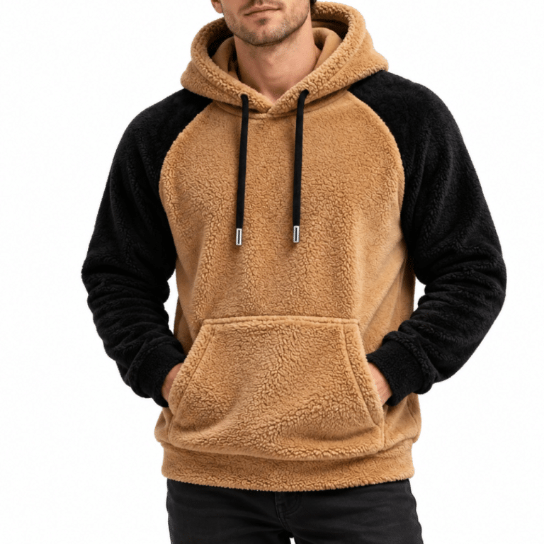 Sweat à capuche homme doux et chaud (1)