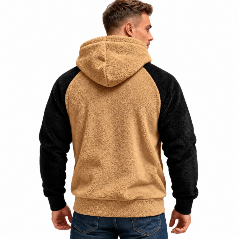 Sweat à capuche homme doux et chaud (2)