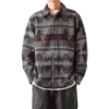 Veste cowboy grise motifs du Sud-Ouest américain