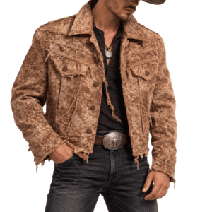 Veste cowboy homme pour festival country et événement western
