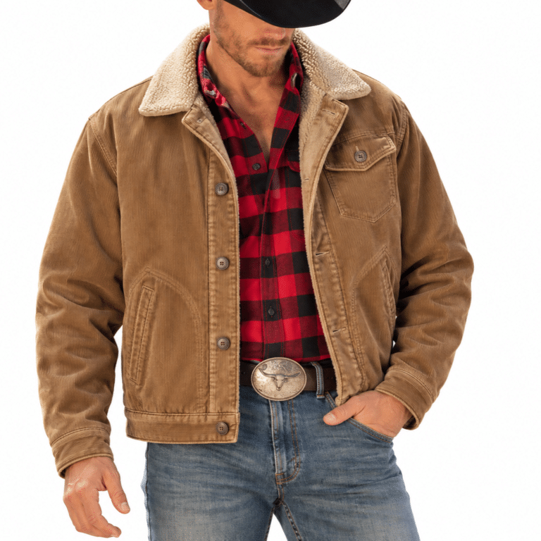 Veste cowboy velours Côtelé (2)