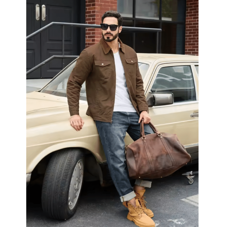 Veste cowboy workwear doublée (4)