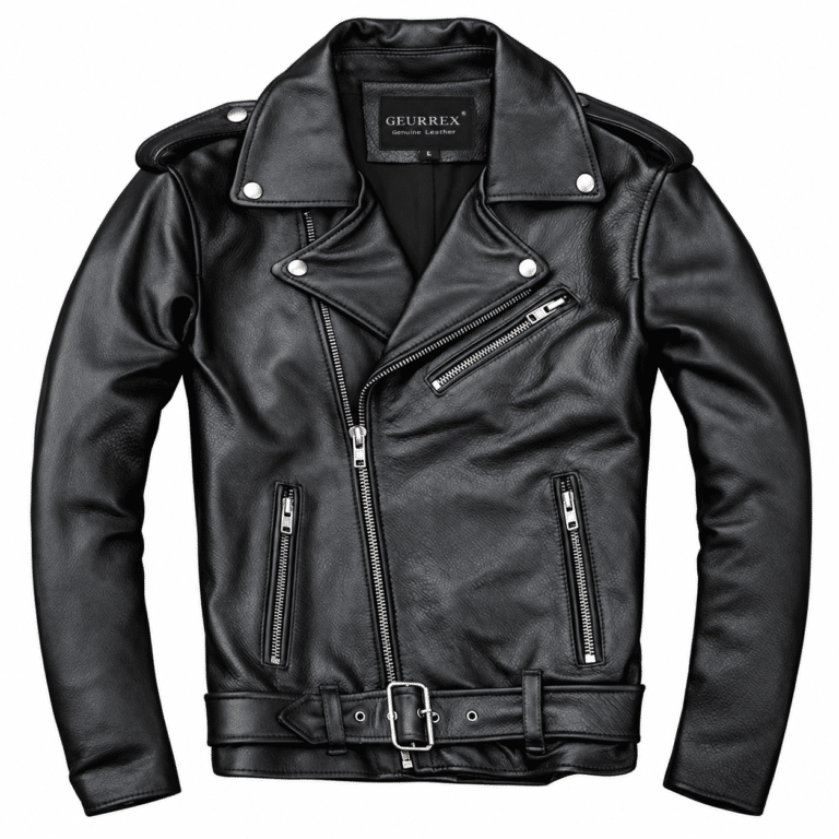 Veste cuir véritable style Mad Max (3)