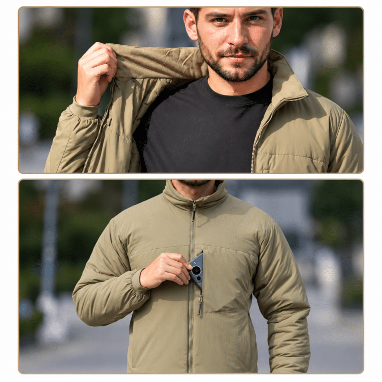 Veste homme matelassée chaude et légère (5)