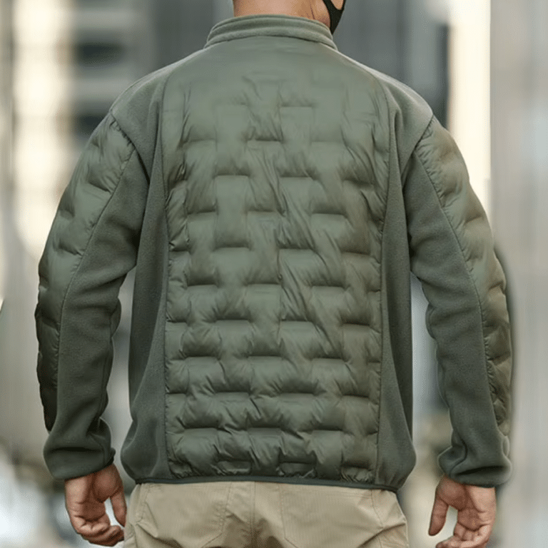 Veste militaire homme matelassée polaire (2)