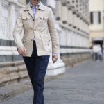 Veste safari homme beige (4)