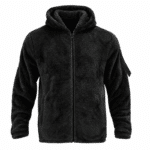 Veste sherpa noir homme (1)