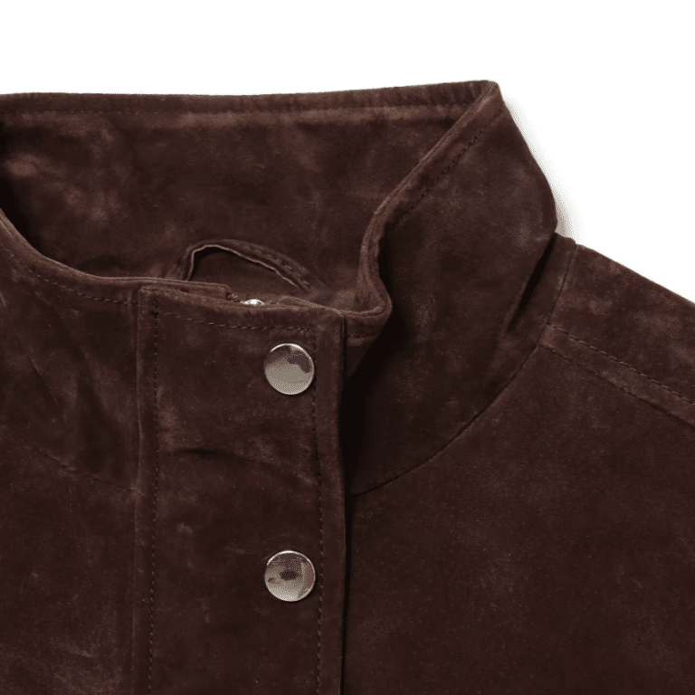 Veste western femme marron style cowboy (4)